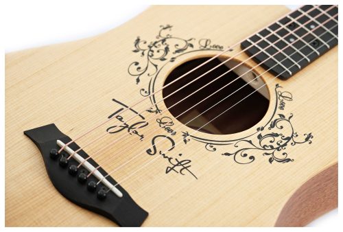 Taylor TSBTe Taylor Swift Acoustic-Electric Guitar - Natural - Image 6