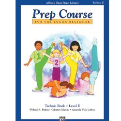 Alfred's Basic Piano Prep Course - Technic Book E