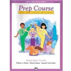 Alfred's Basic Piano Prep Course - Technic Book D