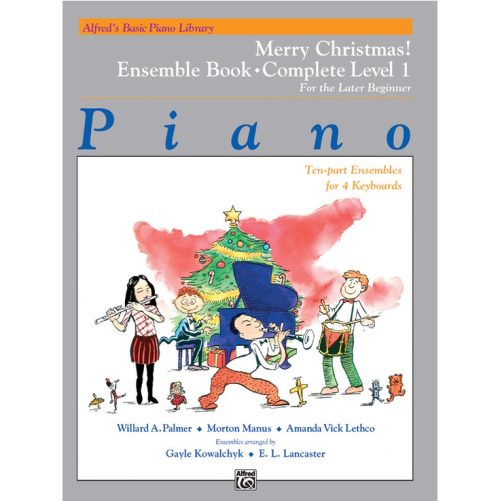 Alfred's Basic Piano Library - Merry Christmas! Ensemble, Complete Book 1