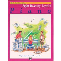 Alfred's Basic Piano Library - Sight Reading Book 4