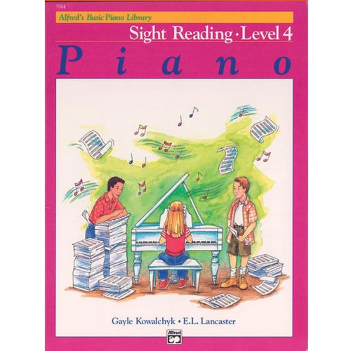 Alfred's Basic Piano Library - Sight Reading Book 4