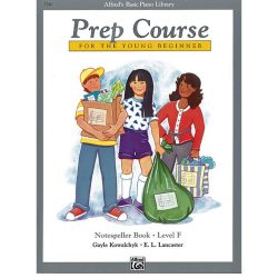 Alfred's Basic Piano Prep Course - Notespeller Book F