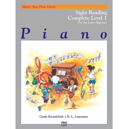 Alfred's Basic Piano Library - Sight Reading Book Complete Level 1