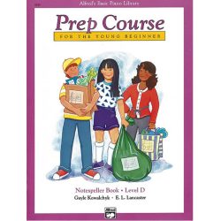 Alfred's Basic Piano Prep Course - Notespeller Book D