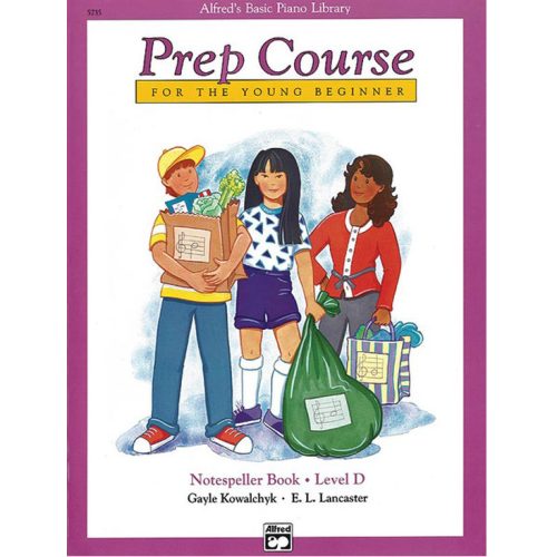 Alfred's Basic Piano Prep Course - Notespeller Book D