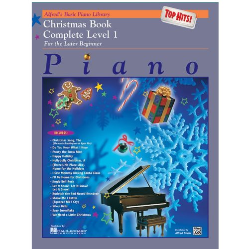 Alfred's Basic Piano Library - Top Hits! Christmas Book Complete 1