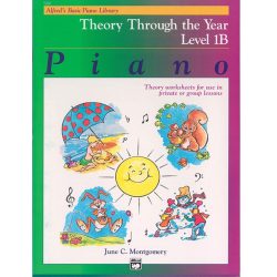 Alfred's Basic Piano Library - Theory Through the Year Book 1B