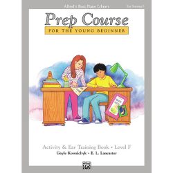 Alfred's Basic Piano Prep Course - Activity and Ear Training Book F
