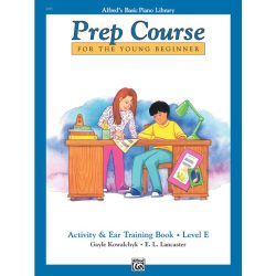 Alfred's Basic Piano Prep Course - Activity & Ear Training Book E