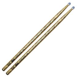 Vater VCG5A Color Wrap 5A Gold Sparkle Sticks Nylon Tip