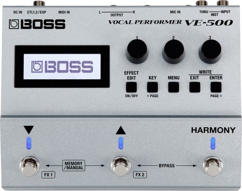 Boss VE-500 Vocal Performer Multi-FX Pedal - Image 2