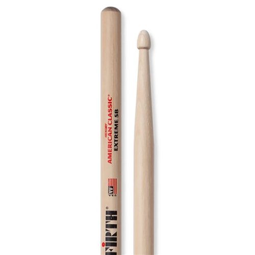 Vic Firth American Classic Drumsticks - Extreme 5B - Wood Tip
