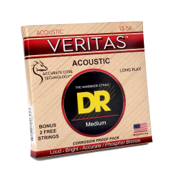 DR Strings VTA-13 Veritas - .013-.056 Medium Phosphor Bronze Acoustic Strings
