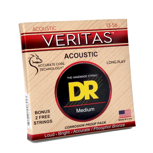 DR Strings VTA-13 Veritas - .013-.056 Medium Phosphor Bronze Acoustic Strings