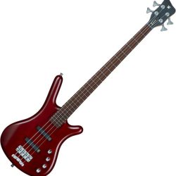 Warwick RockBass Corvette Basic, 4-String Bass - Red Transparent Satin