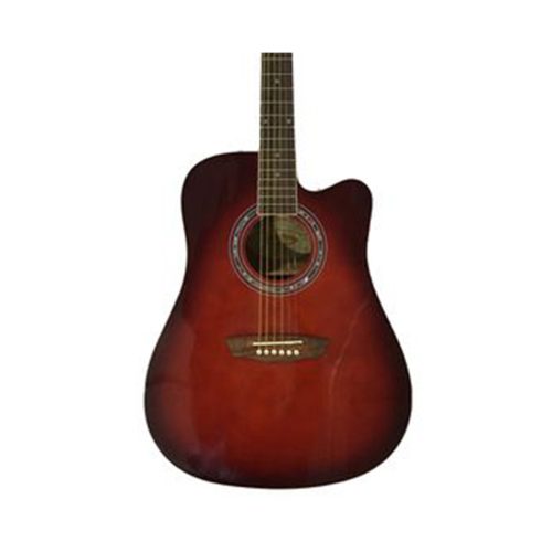 Washburn WA90CER Acoustic Electric Guitar - Red