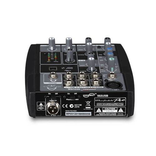 Wharfedale Connect 502 USB - 5 Input Mixer - Image 3