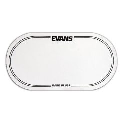 Evans PC2 Double Bass Drum Patch - Clear Plastic
