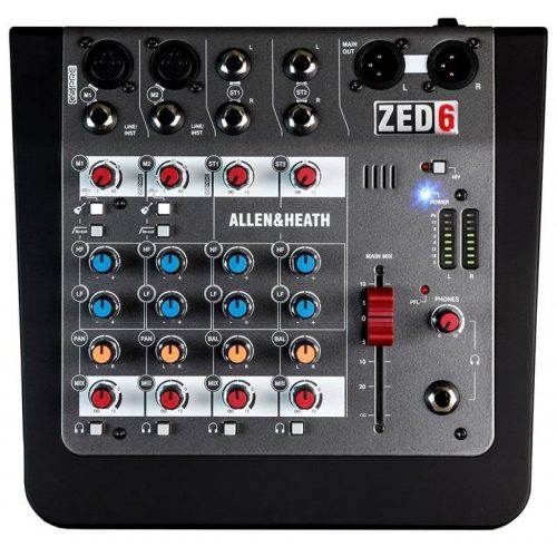 Allen and Heath ZED-6 4-channel Compact Mixer - Image 2