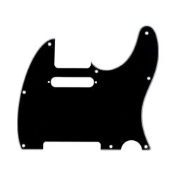 Fender - Pickguard Telecaster 8-Hole Mount-Black 3-Ply