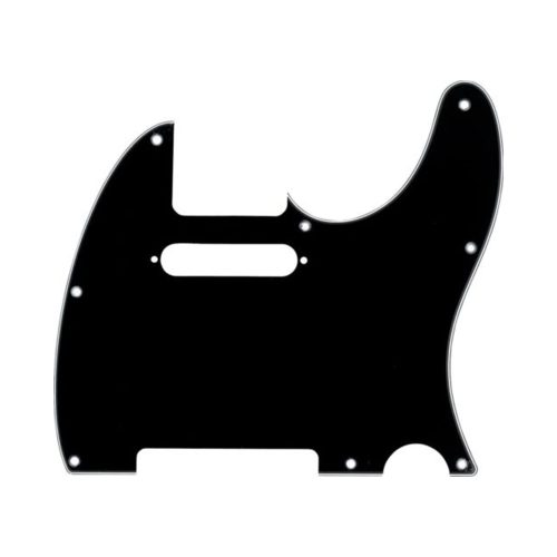 Fender - Pickguard Telecaster 8-Hole Mount-Black 3-Ply