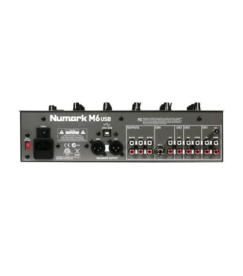 Numark M6 USB 4-Channel USB DJ Mixer - Image 2
