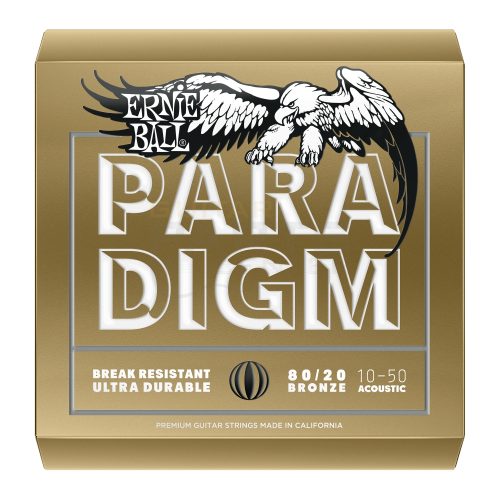 Ernie Ball 2090 Extra Light Paradigm 80/20 Bronze Acoustic Guitar Strings - .010-.050