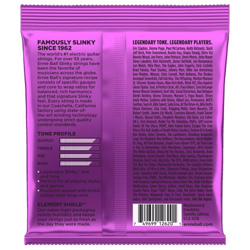 Ernie Ball Power Slinky 7-string Nickel Wound Electric Guitar Strings - .011-.058 - Image 2