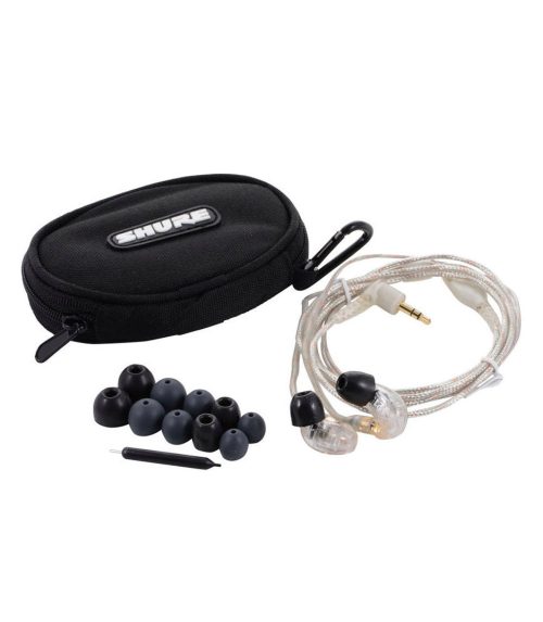 Shure SE215 Sound Isolating Earphones - Clear - Image 2