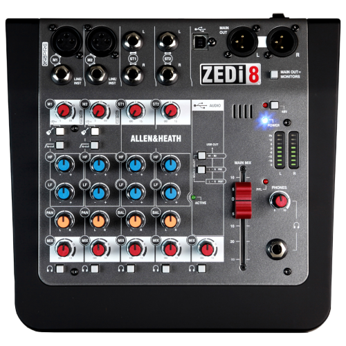 Allen and Heath ZEDi-8 - 8 Input Mixer w/ USB - Image 2