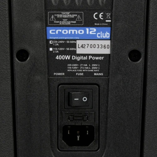 dB Technologies CROMO 12+ - 600 Watt 12 inch Active Speaker - Image 5