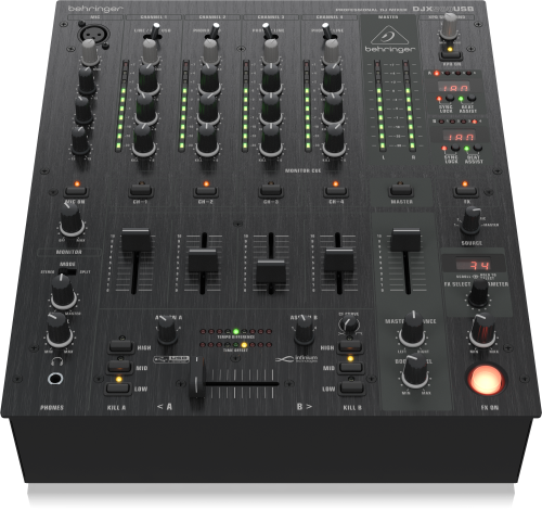 Behringer Pro Mixer DJX900USB 4-channel DJ Mixer - Image 2
