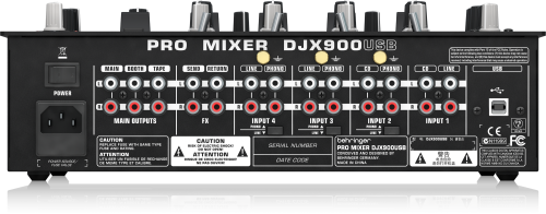 Behringer Pro Mixer DJX900USB 4-channel DJ Mixer - Image 4