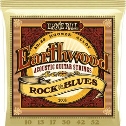 Ernie Ball Earthwood Acoustic 80/20 Bronze Rock and Blues 10-52