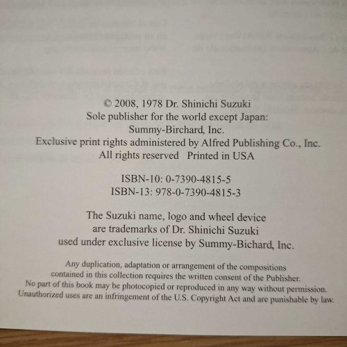 Suzuki Violin School Volume 3 Revised Edition - Image 4