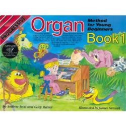 Progressive Organ Method for Young Beginners- Book 1 +CD