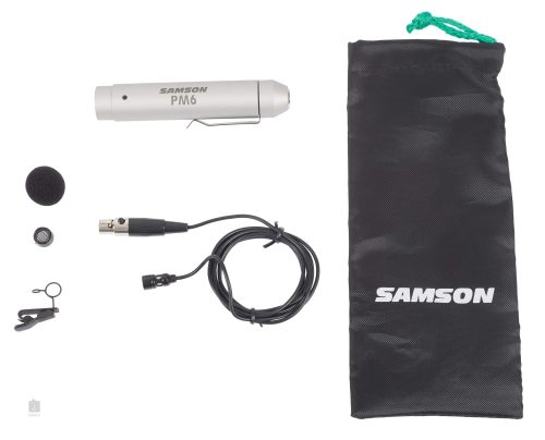 Samson QL5 Unidirectional Lavalier Microphone with P3 Connector and PM6 Phantom Power