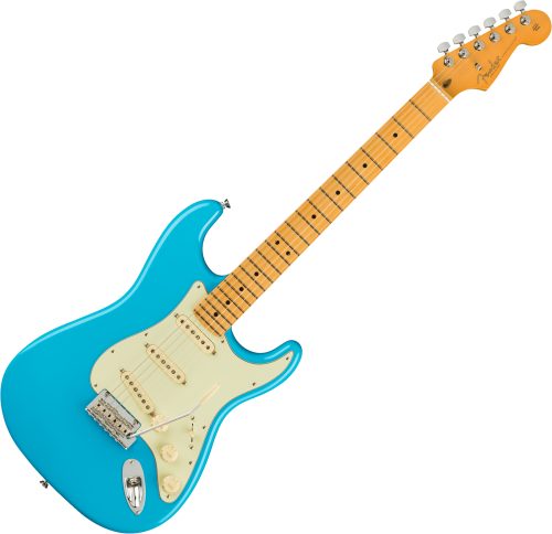 Fender American Professional II Stratocaster - Miami Blue Maple Electric Guitar - Image 2