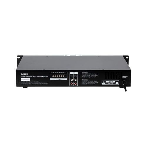 Hybrid PA100M 100 Watt 2 Zone 100V Line PA Amplifier - Image 3