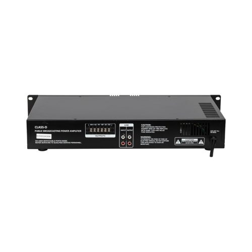 Hybrid PA150M 150 Watt 2 Zone 100V Line PA Amplifier - Image 3