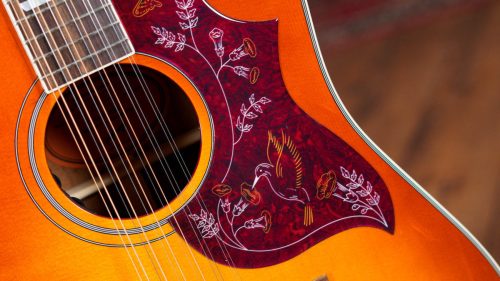 Epiphone Masterbuilt Hummingbird Acoustic Guitar - Image 3