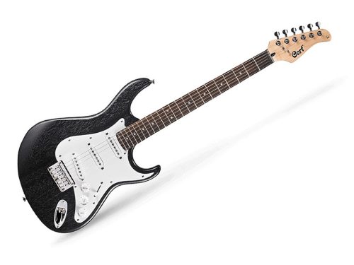 Cort Sterling G100 Open Pore Black Electric Guitar - Image 2
