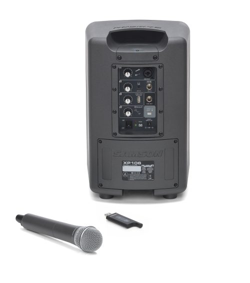 Samson Expedition XP106w Portable PA System with Wireless Mic and BT - Image 2