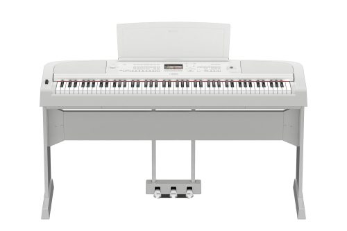 Yamaha DGX-670WH Digital Portable Grand Piano w/Stand - Image 3