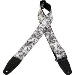 Levy's MPD2 Polyester Guitar Strap - Sublime Print