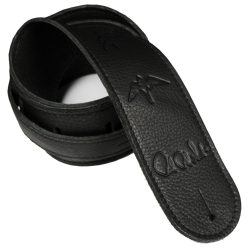 PRS Leather Bird Strap - Black 2.5 inch-wide Soft Leather Guitar Strap