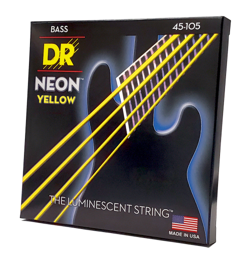DR Strings HI-DEF NEON Bass Guitar Strings 4 String 45-100 - Image 2