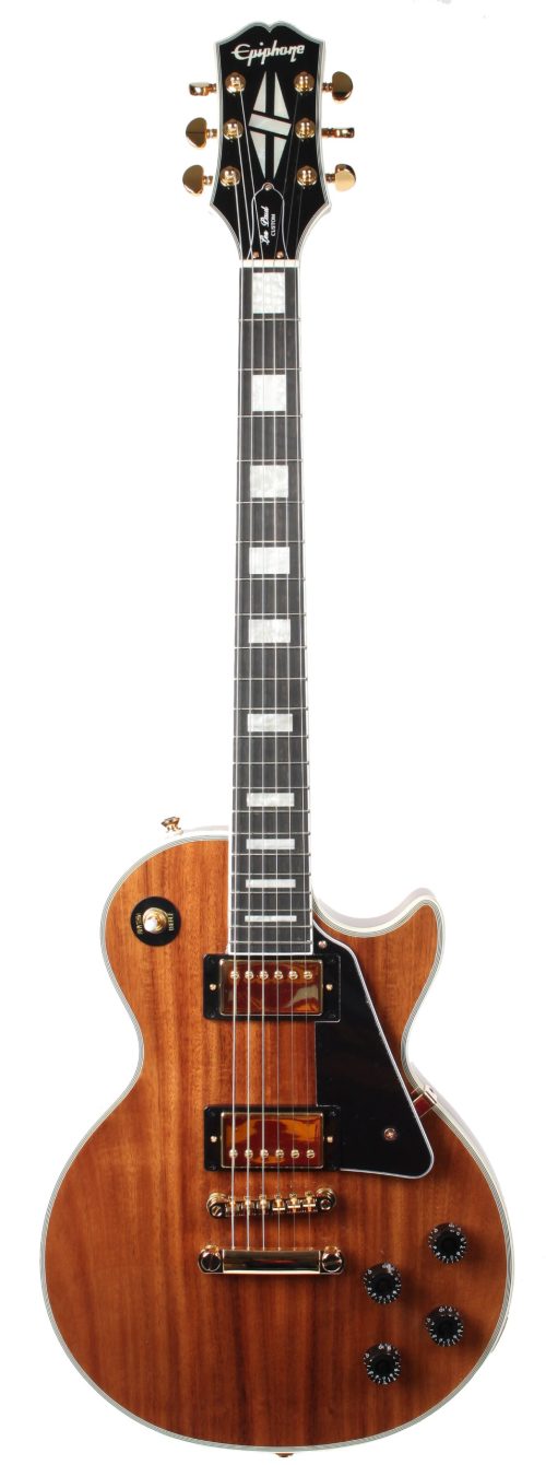 Epiphone Les Paul Custom Electric Guitar - Koa Solidbody - Image 2