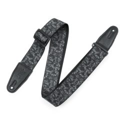 Levy's Strap 2" Poly Grey Skull